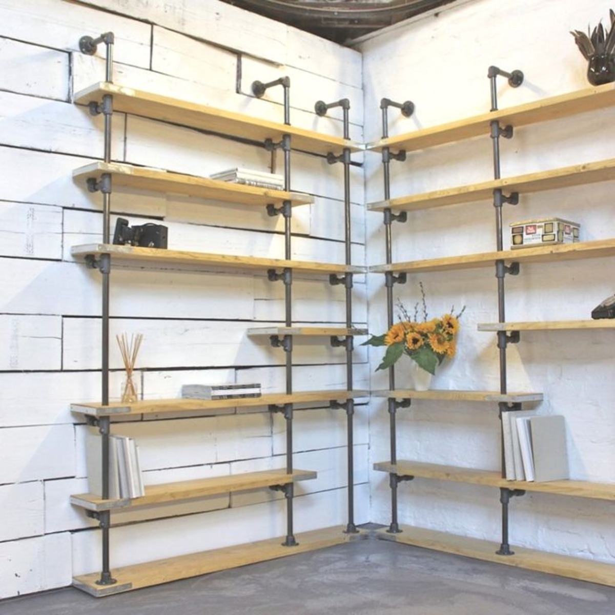 DIY Industrial Pipe Shelving: Create Your Own Stylish Shelves