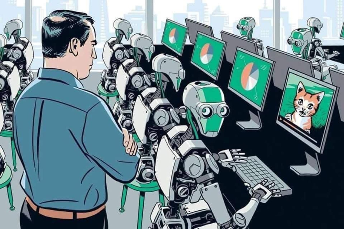 Artificial intelligence Cartoon